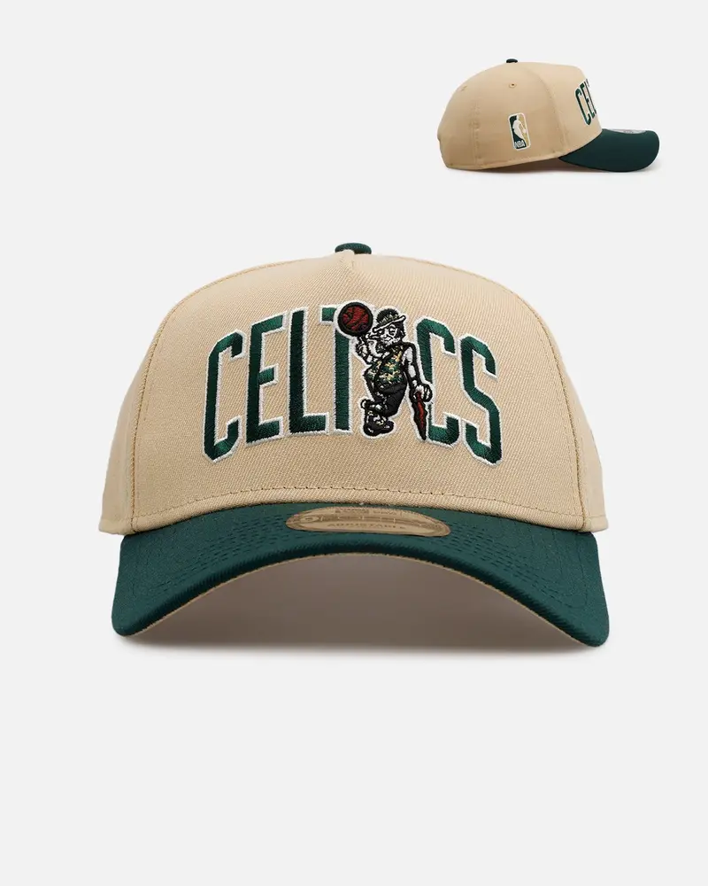 New Era Boston Celtics 'Vintage' 9Forty A-Frame Snapback Vegas Gold 1