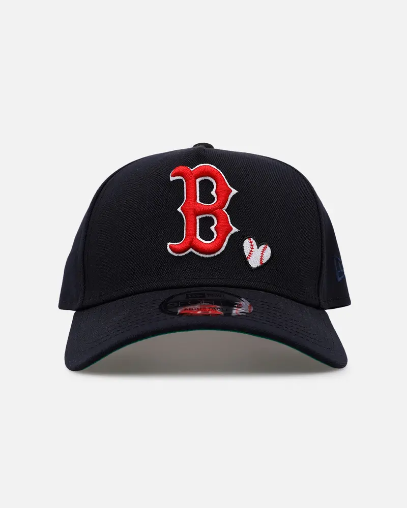 New Era Boston Red Sox 'Baseball Hearts' 9Forty A-Frame Snapback Official Team Color 1