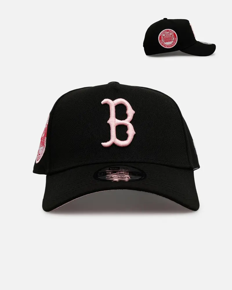New Era Boston Red Sox 'Black And Pink' 9Forty A-Frame Snapback Black/Pink 1