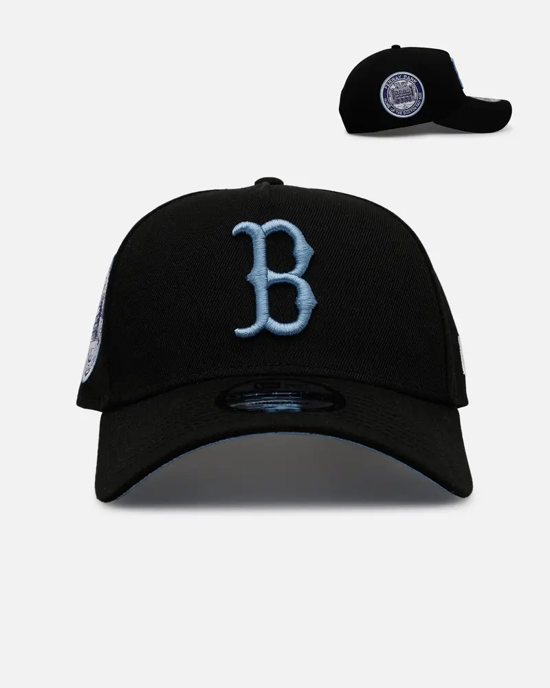 New Era Boston Red Sox 'Black And Sky Blue' 9Forty A-Frame Snapback Black/Sky Blue 1