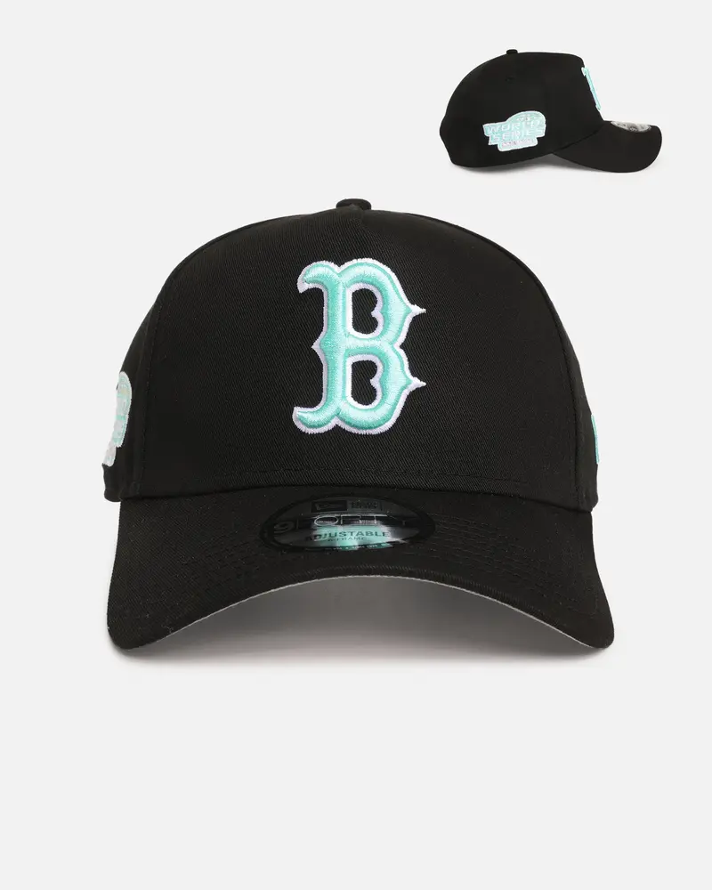 New Era Boston Red Sox 'Black Aqua' 9Forty A-Frame Snapback Black/Aqua 1