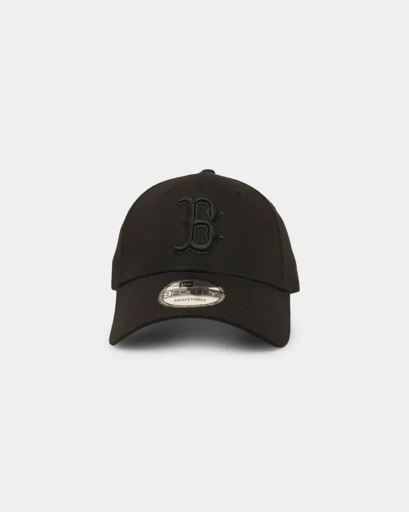 New Era Boston Red Sox 'Black On Black' 9Forty Casual Strapback Black/Black 1