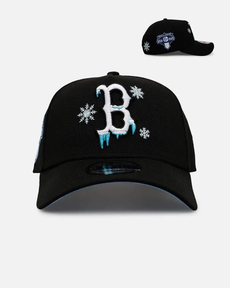 New Era Boston Red Sox 'Cold As Ice' 9Forty A-Frame Snapback Black 1