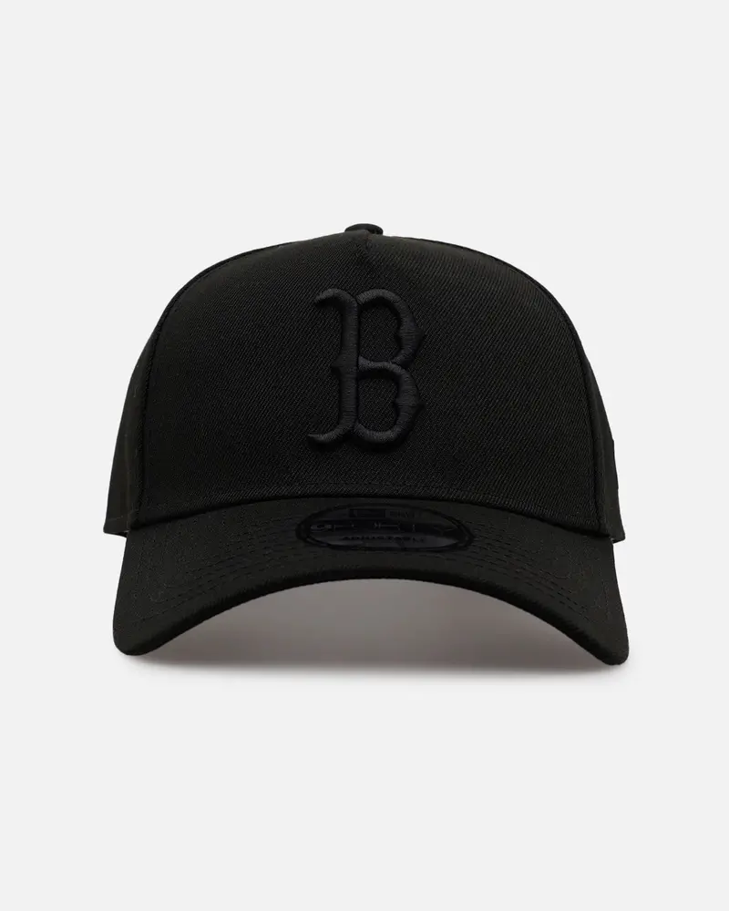 New Era Boston Red Sox 'Easy Black' 9Forty A-Frame Snapback Black/Black 1