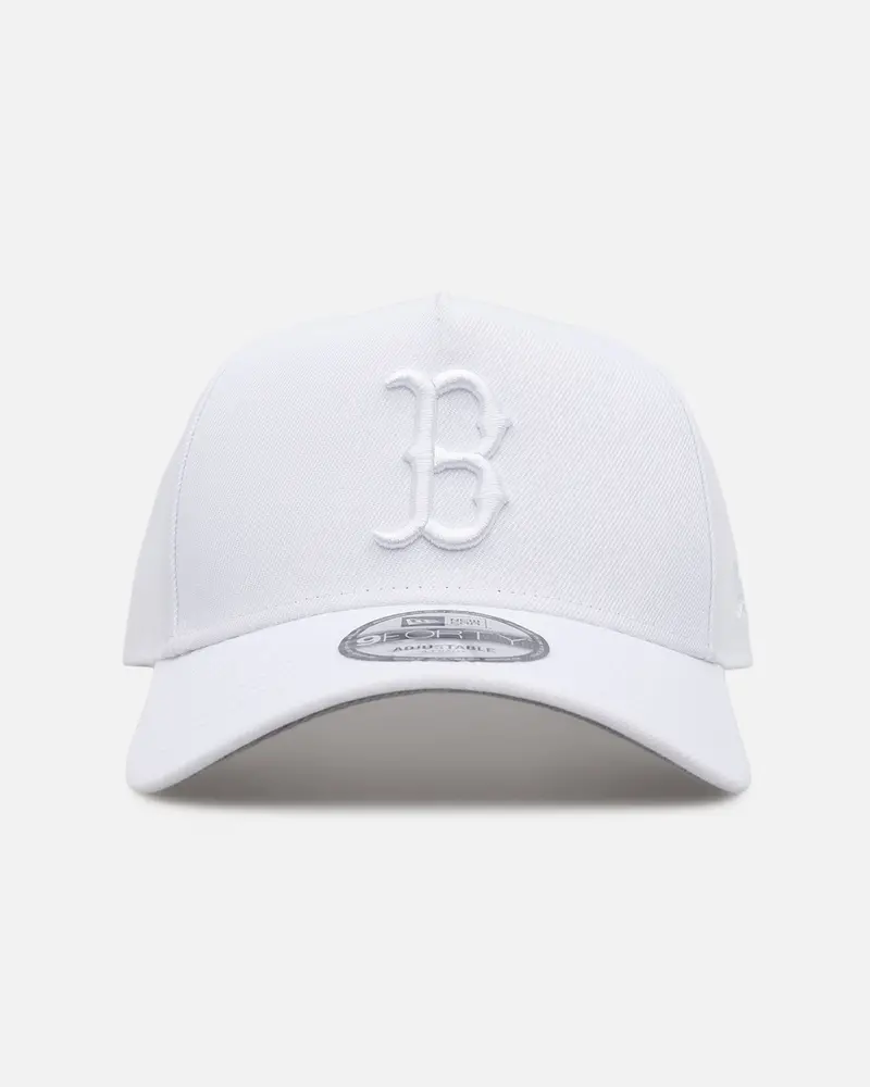 New Era Boston Red Sox 'Easy White' 9Forty A-Frame Snapback White/White 1