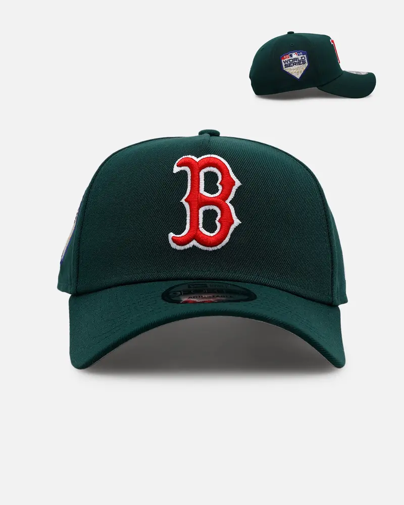 New Era Boston Red Sox 'Evergreen' 9Forty A-Frame Snapback Dark Green 1