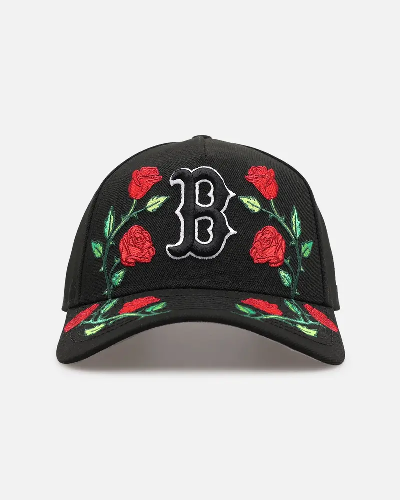 New Era Boston Red Sox 'Garden' 9Forty A-Frame Snapback Black 1