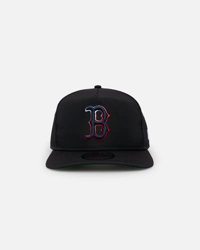 New Era Boston Red Sox Golfer Pre-Curved Snapback Black/Otc 1