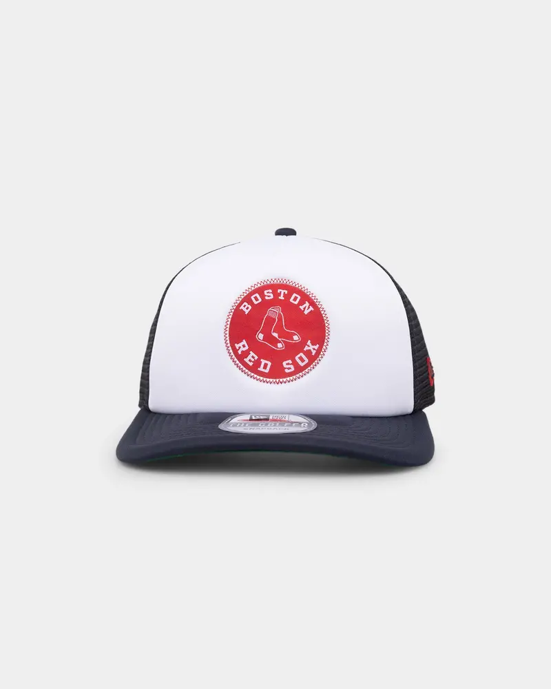 New Era Boston Red Sox Golfer Trucker Snapback White/Navy 1