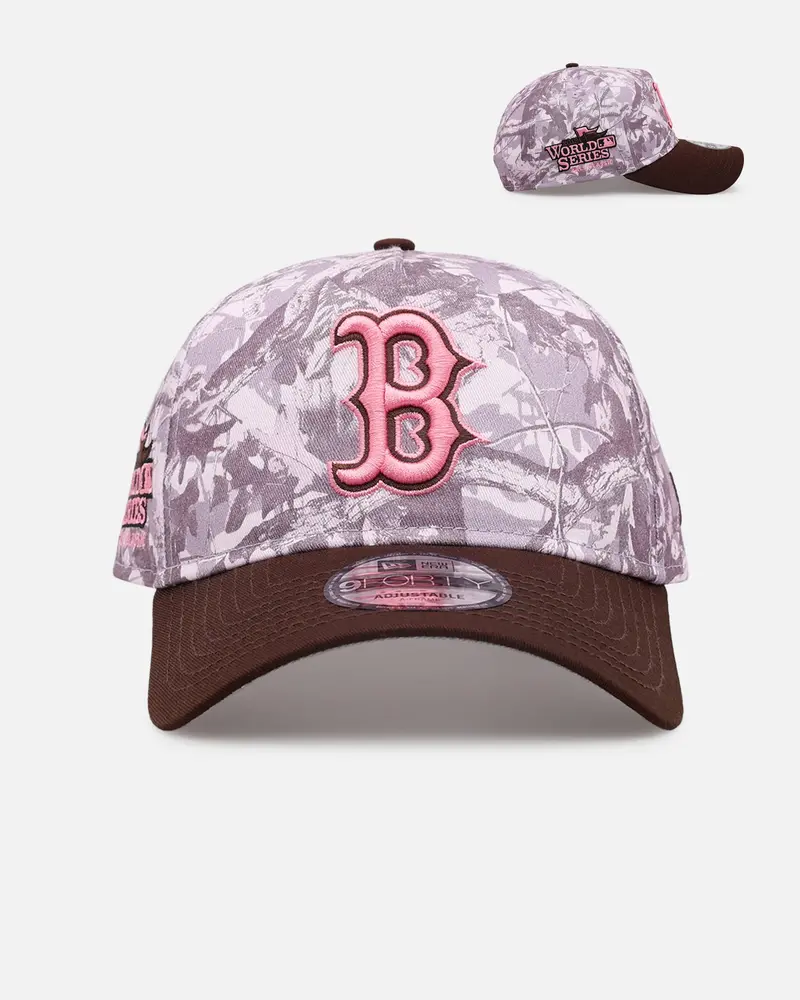 New Era Boston Red Sox 'Pink Tree Camo' 9Forty A-Frame Snapback Pink 1
