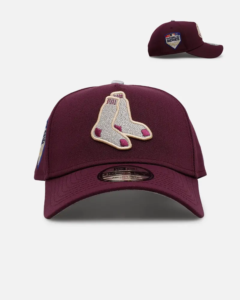 New Era Boston Red Sox 'Plum' 9Forty A-Frame Snapback Plum 1