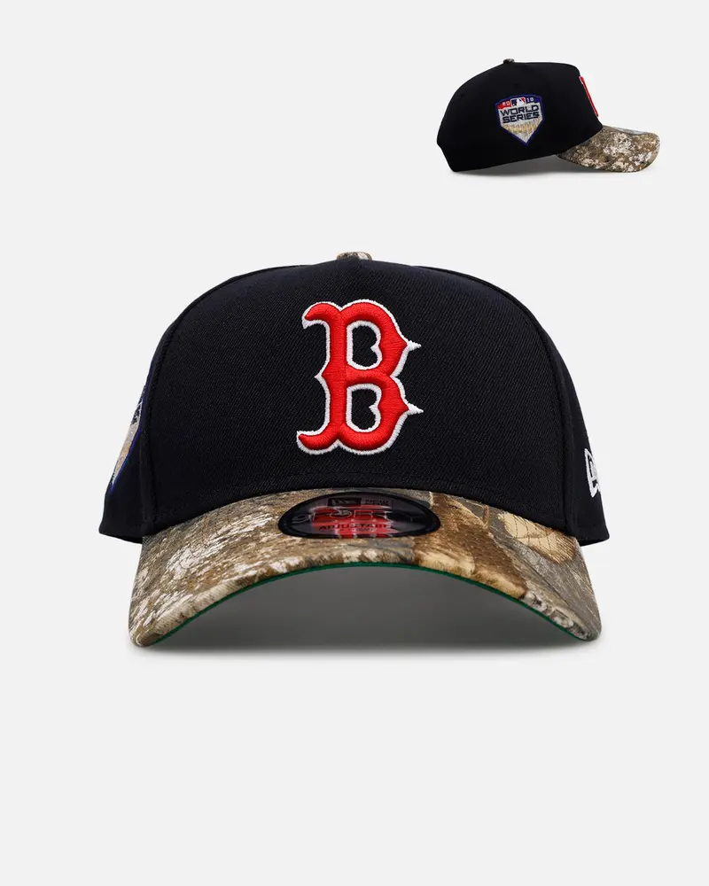 New Era Boston Red Sox 'Realtree Visor' 9Forty A-Frame Snapback Official Team Color 1