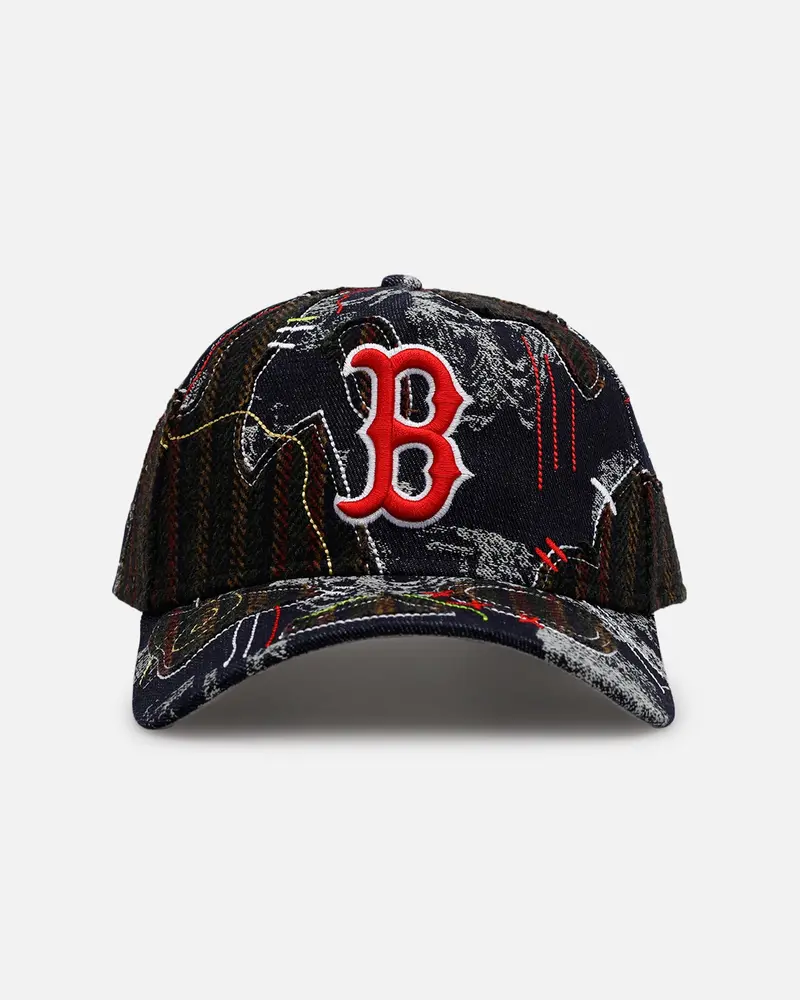New Era Boston Red Sox 'Running Stitch' 9Forty A-Frame Snapback Multi 1