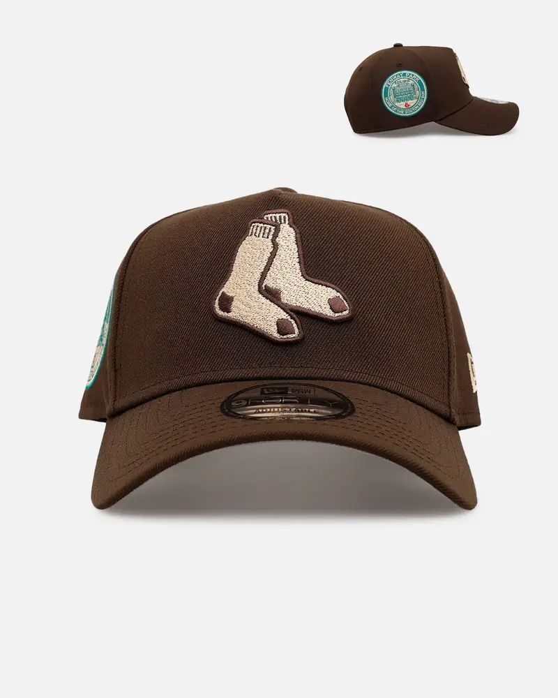 New Era Boston Red Sox 'Stay Classy' 9Forty A-Frame Snapback Walnut 1