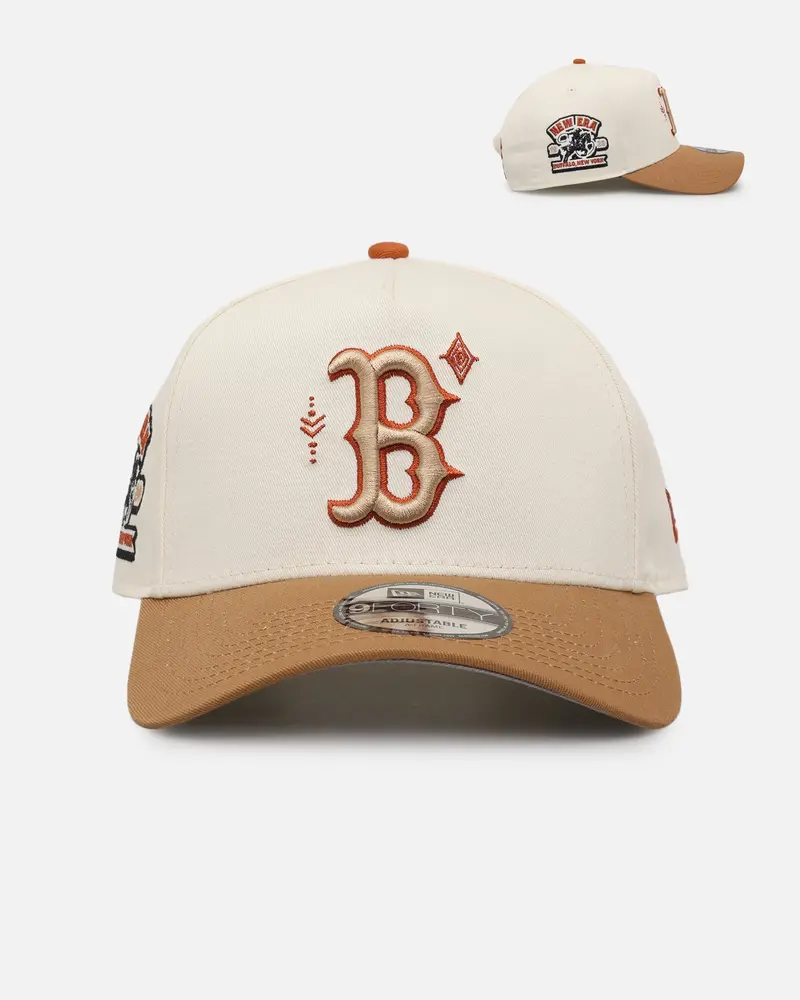 New Era Boston Red Sox 'Sunset Trails' 9Forty A-Frame Snapback Rust 1