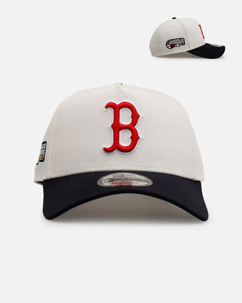 New Era Boston Red Sox 'Team Color Visor' 9Forty A-Frame Snapback Chrome/Official Team Color 1