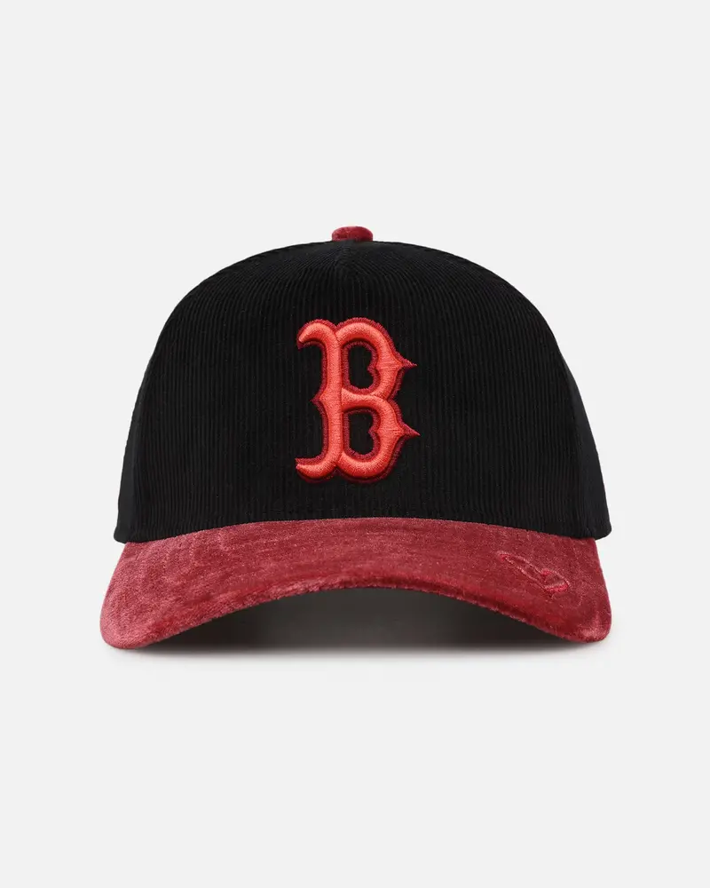 New Era Boston Red Sox 'Velvet Cord Certified Lover' 9Forty A-Frame Premium Corduroy Snapback Violet 1