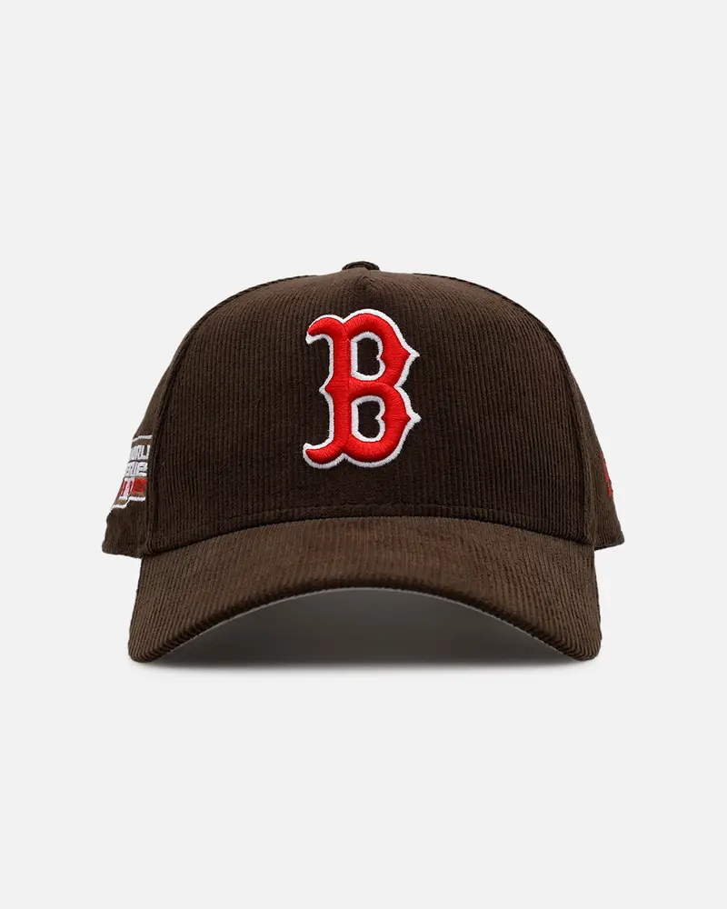 New Era Boston Red Sox 'Walnut Cord' 9Forty A-Frame Corduroy Snapback Walnut 1