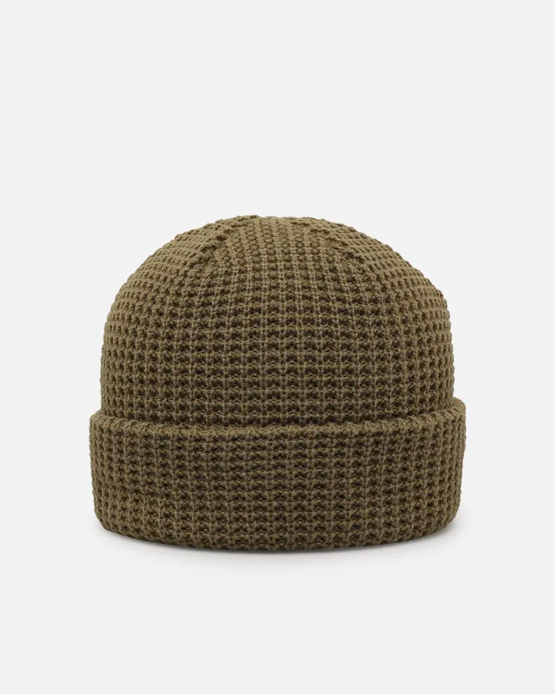 New Era Branded Beanie Olive Green 2