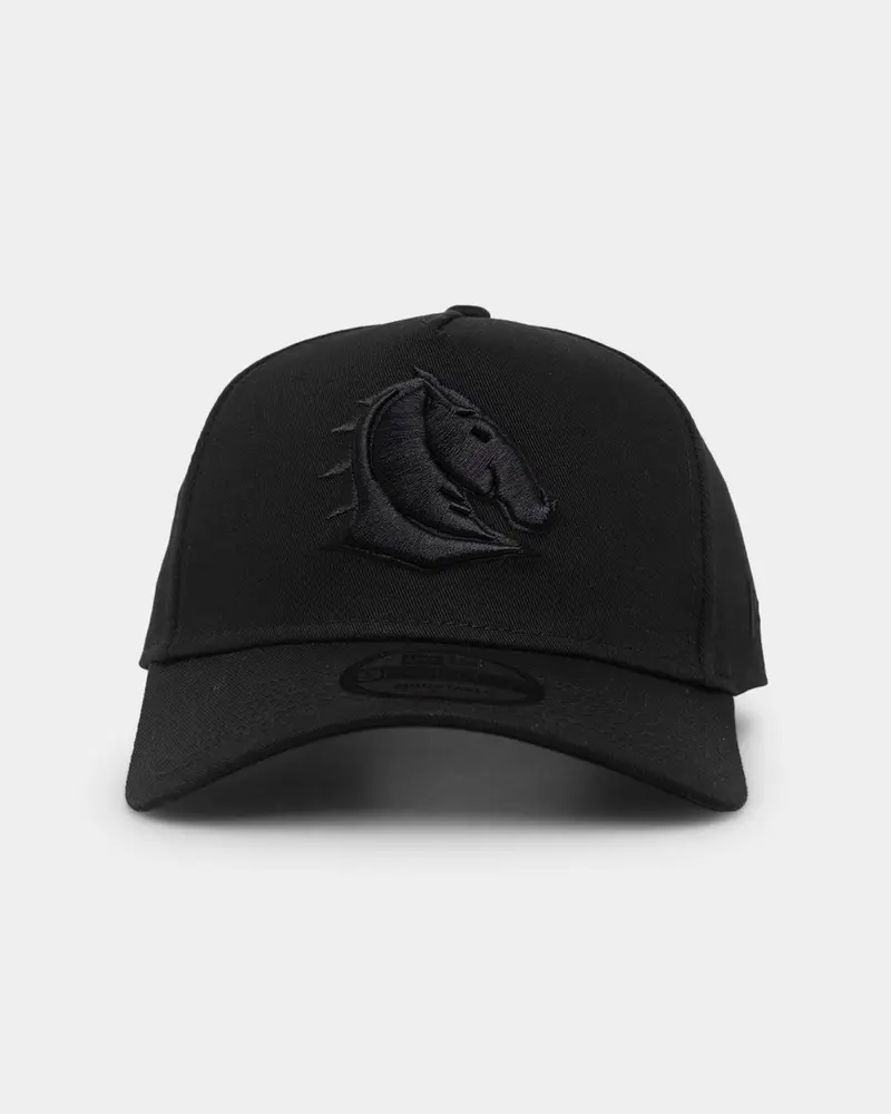 New Era Brisbane Broncos 'Black On Black' 9Forty A-Frame Snapback Black 1