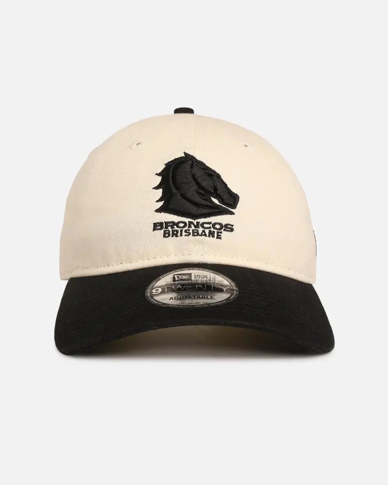 New Era Brisbane Broncos 'Nrl Two Tone' 9Twenty Strapback Chrome White/Black 1