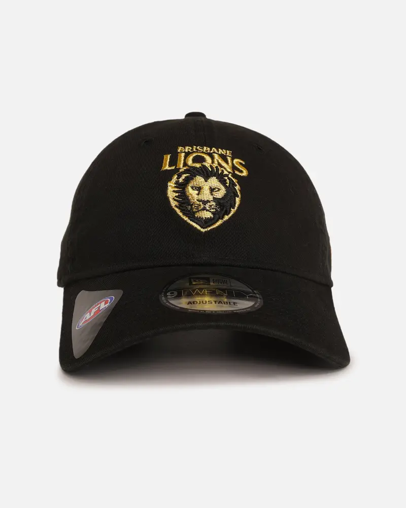 New Era Brisbane Lions 'Afl Black & Gold' 9Twenty Strapback Black/Gold 1