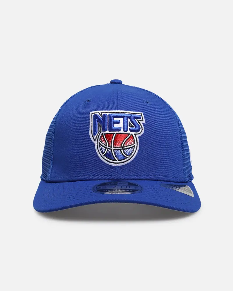 New Era Brooklyn Nets 'Hwc' 9Seventy Trucker Stretch Snapback Medium Blue 1
