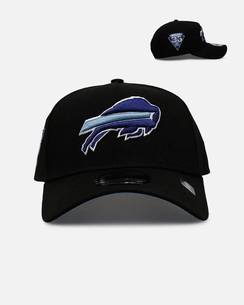 New Era Buffalo Bills 'Black And Sky Blue' 9Forty A-Frame Snapback Black/Sky Blue 1