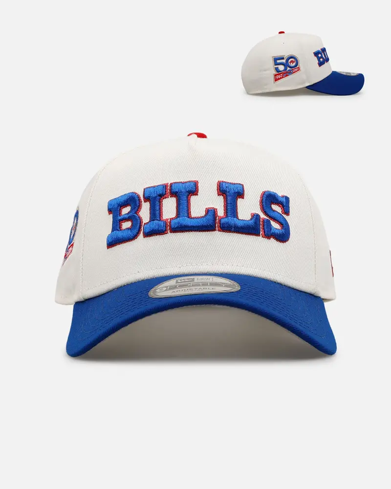 New Era Buffalo Bills 'Chrome Metallic Wordmark' 9Forty A-Frame Snapback Chrome 1