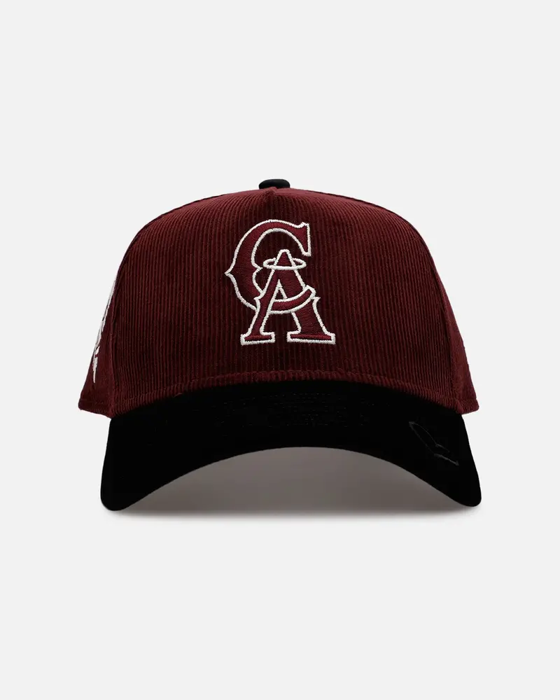 New Era California Angels 'Certified Lover 2.0' 9Forty A-Frame Snapback Maroon 1
