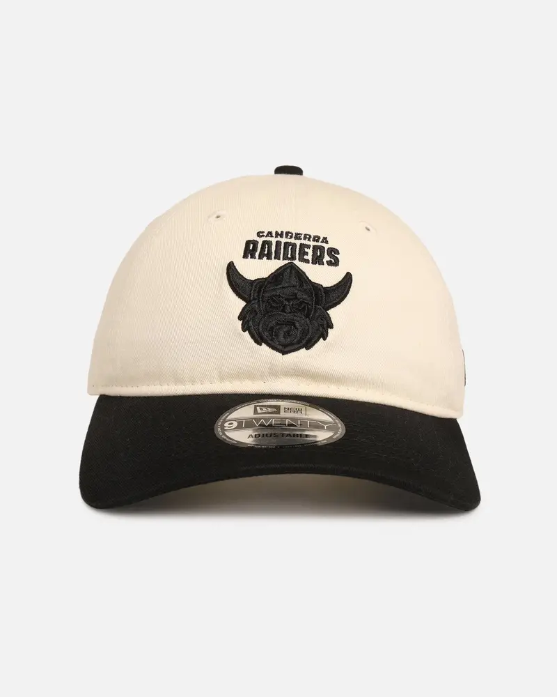 New Era Canberra Raiders 'Nrl Two Tone' 9Twenty Strapback Chrome White/Black 1
