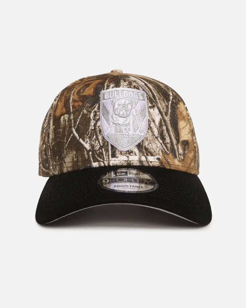New Era Canterbury-Bankstown Bulldogs 'Nrl Real Tree' 9Forty A-Frame Snapback Real Tree Camo 1