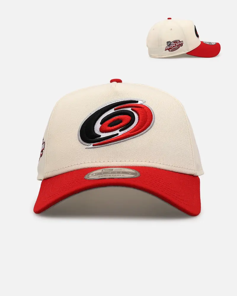 New Era Carolina Hurricanes 'Team Color Visor' 9Forty A-Frame Snapback Chrome/Official Team Color 1