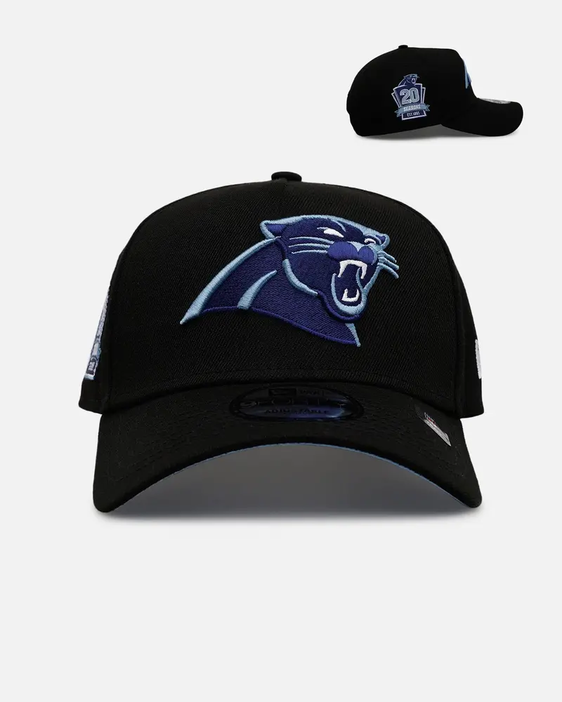 New Era Carolina Panthers 'Black And Sky Blue' 9Forty A-Frame Snapback Black/Sky Blue 1