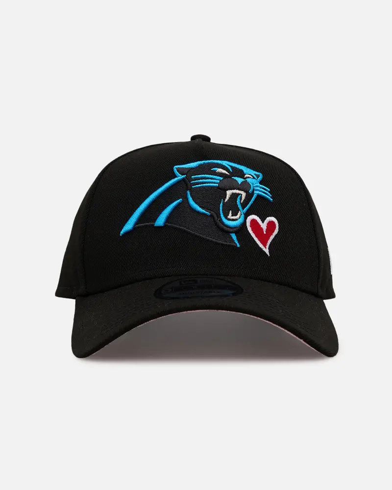New Era Carolina Panthers 'Team Color Hearts' 9Forty A-Frame Snapback Official Team Color 1