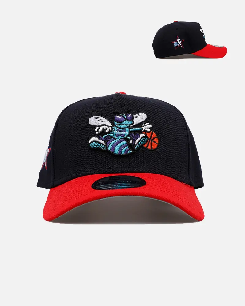 New Era Charlotte Hornets 'All Star Game 2026' 9Forty A-Frame Snapback Navy/Red 1