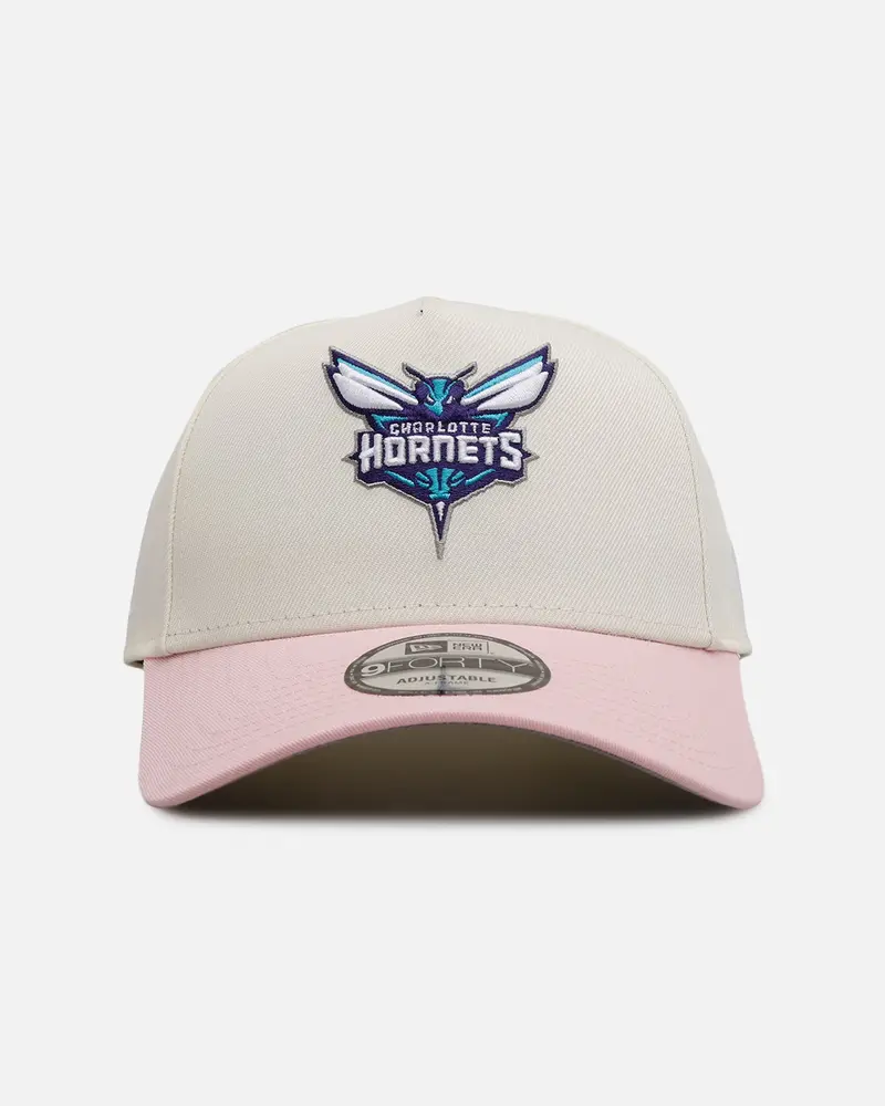 New Era Charlotte Hornets 'Pink Lemonade' 9Forty A-Frame Snapback Pink/Yellow 1