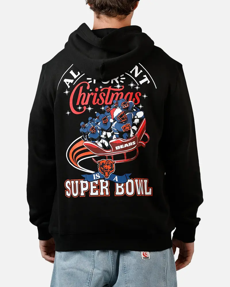New Era Chicago Bears All I Want For Christmas Hoodie Black 1