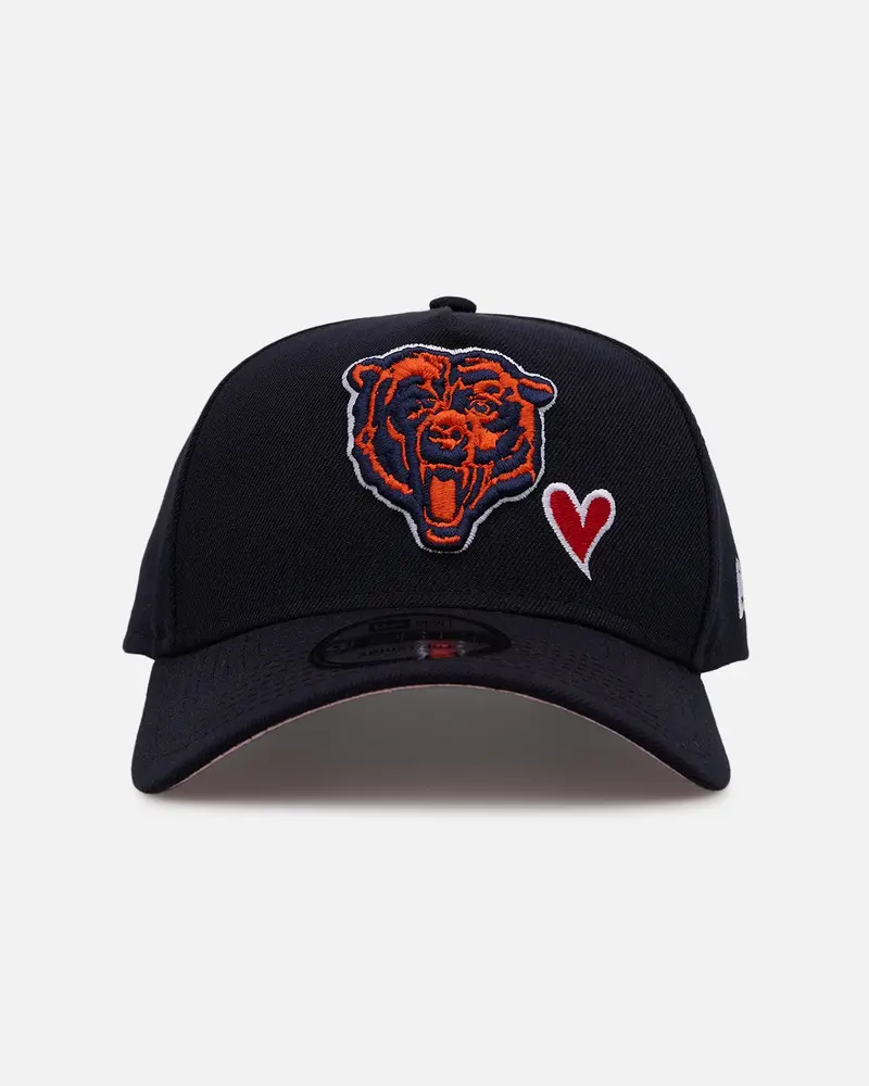 New Era Chicago Bears 'Team Color Hearts' 9Forty A-Frame Snapback Official Team Color 1