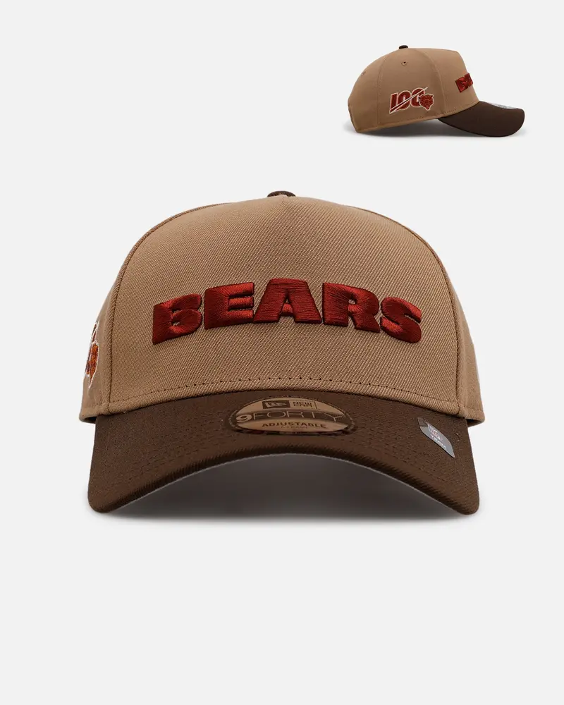 New Era Chicago Bears 'Thanksgiving Football' 9Forty A-Frame Snapback Khaki 1