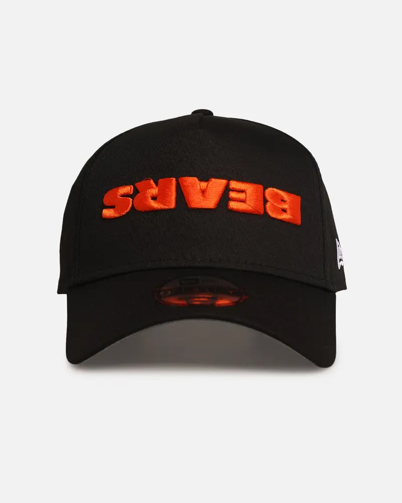 New Era Chicago Bears 'Upside Down Logo' 9Forty A-Frame Snapback Black 1