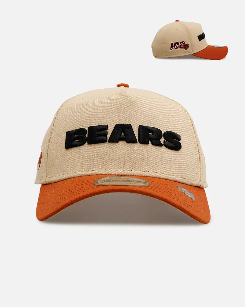 New Era Chicago Bears 'Vintage' 9Forty A-Frame Snapback Vegas Gold 1