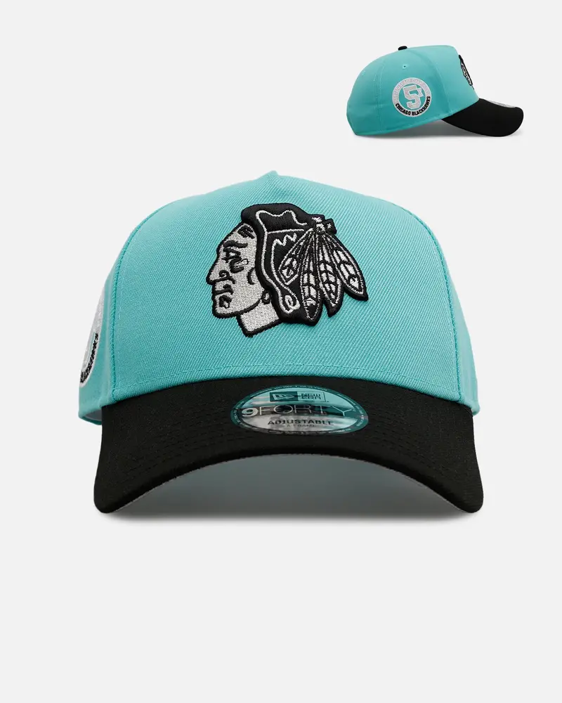 New Era Chicago Blackhawks 'Diamonds Are Forever' 9Forty A-Frame Snapback Mint 1