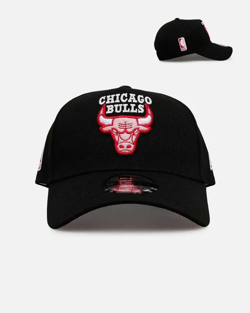 New Era Chicago Bulls 'Black And Pink' 9Forty A-Frame Snapback Black/Pink 1