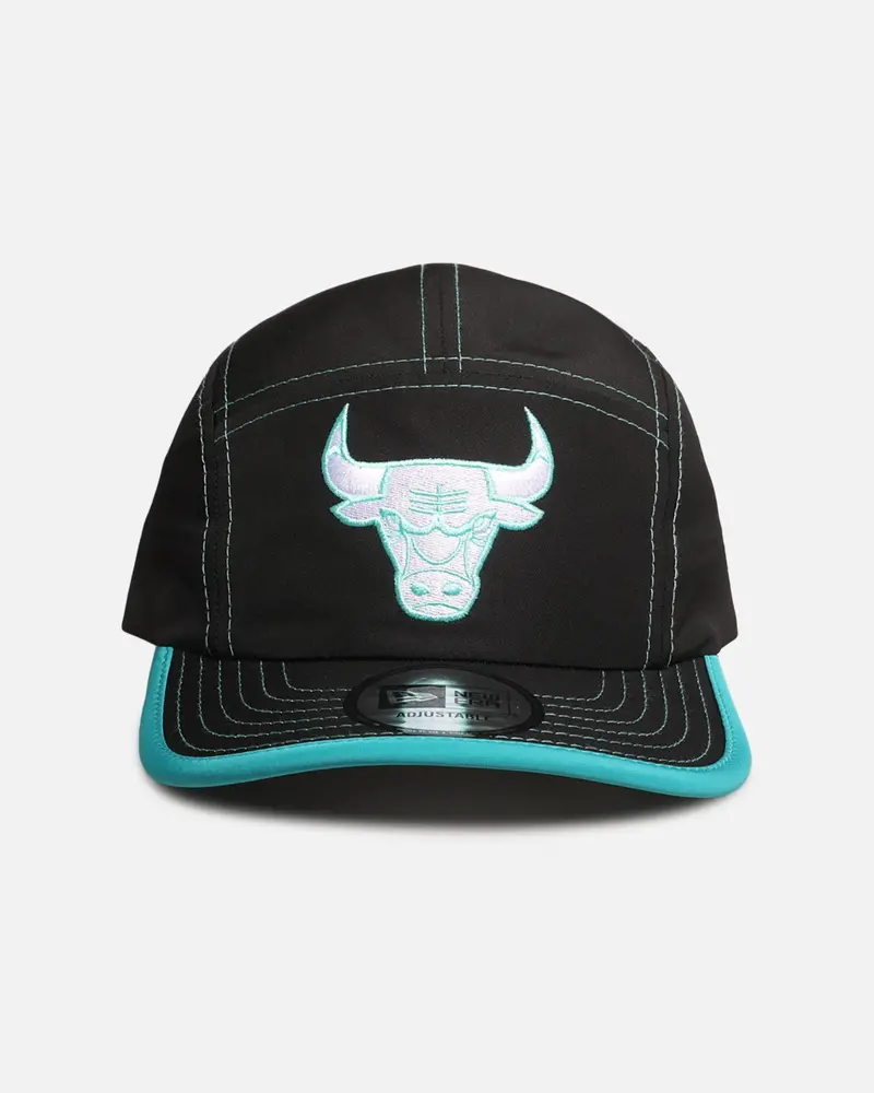 New Era Chicago Bulls 'Black Aqua' Camper Strapback Black/Aqua 1