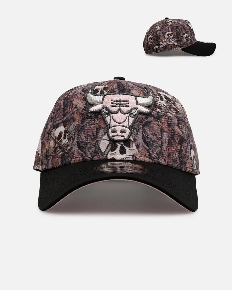 New Era Chicago Bulls 'Camo Skulls' 9Forty A-Frame Snapback Camo 1