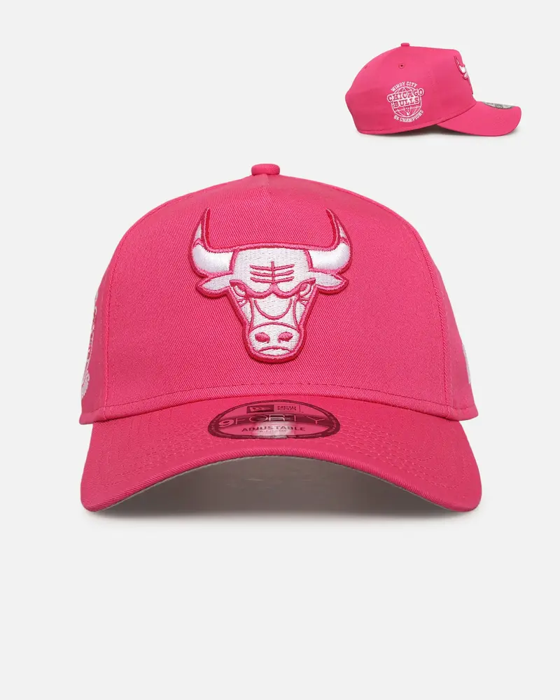 New Era Chicago Bulls 'Chicago Bulls Polychromatic' 9Forty A-Frame Snapback Pink 1
