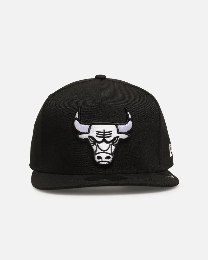 New Era Chicago Bulls 'Classic' 9Fifty A-Frame Snapback Black 1