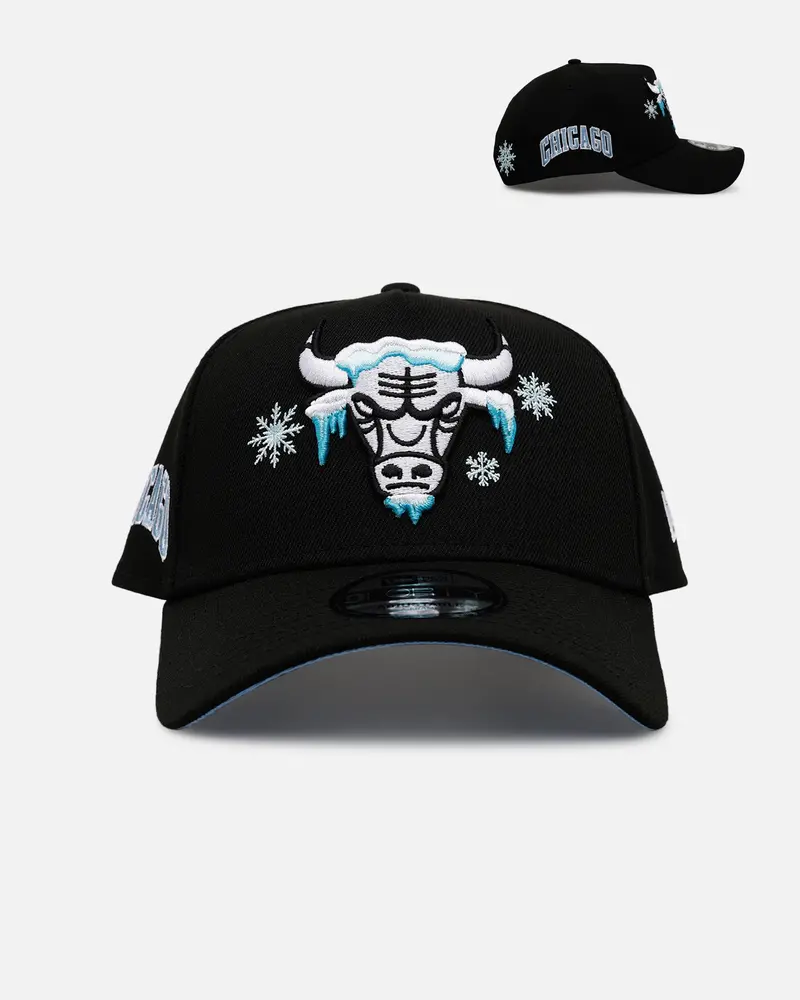 New Era Chicago Bulls 'Cold As Ice' 9Forty A-Frame Snapback Black 1