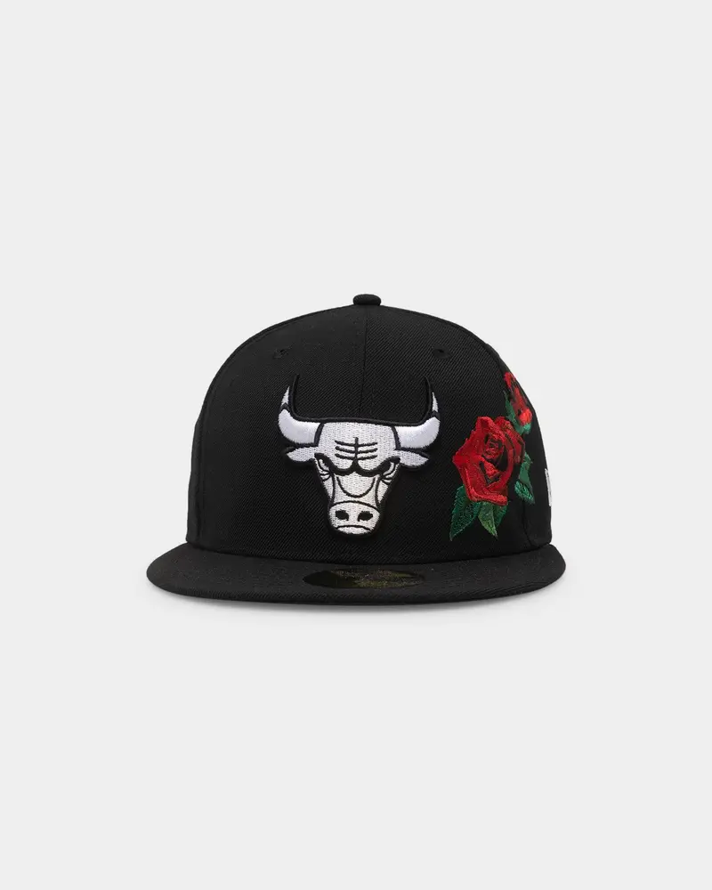 New Era Chicago Bulls 'Core Rose' 59Fifty Fitted Black/Rose 1